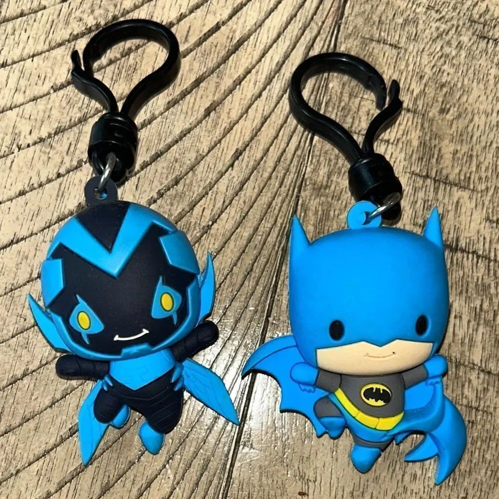 DC Baby and boy bat 🦇 Superhero 🦸 book 📖 bag clips. Also Keychain hook 🪝